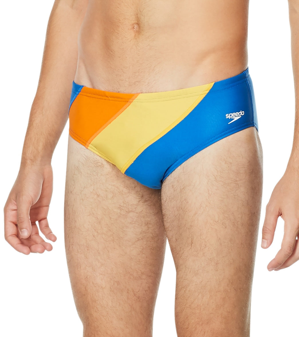 Speedo Vibe Men's Color Blocked One Brief Swimsuit