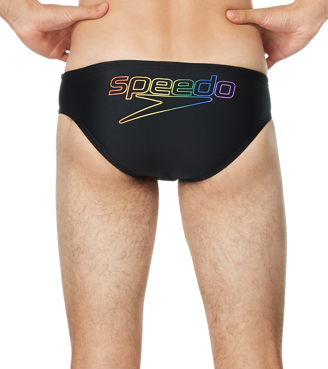 Speedo Pride Men's Graphic One Brief Swimsuit