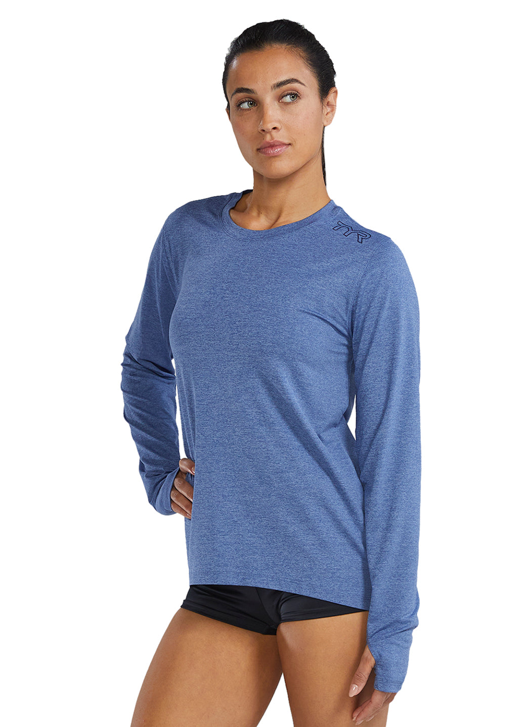TYR Women's SunDefense Long Sleeve UPF 50+ Swim Shirt