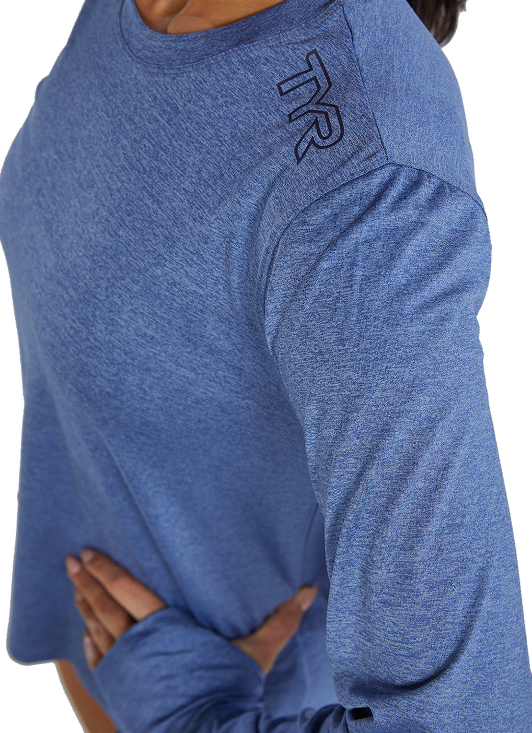 TYR Women's SunDefense Long Sleeve UPF 50+ Swim Shirt