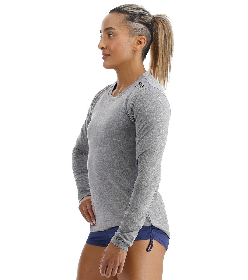 TYR Women's SunDefense Long Sleeve UPF 50+ Swim Shirt