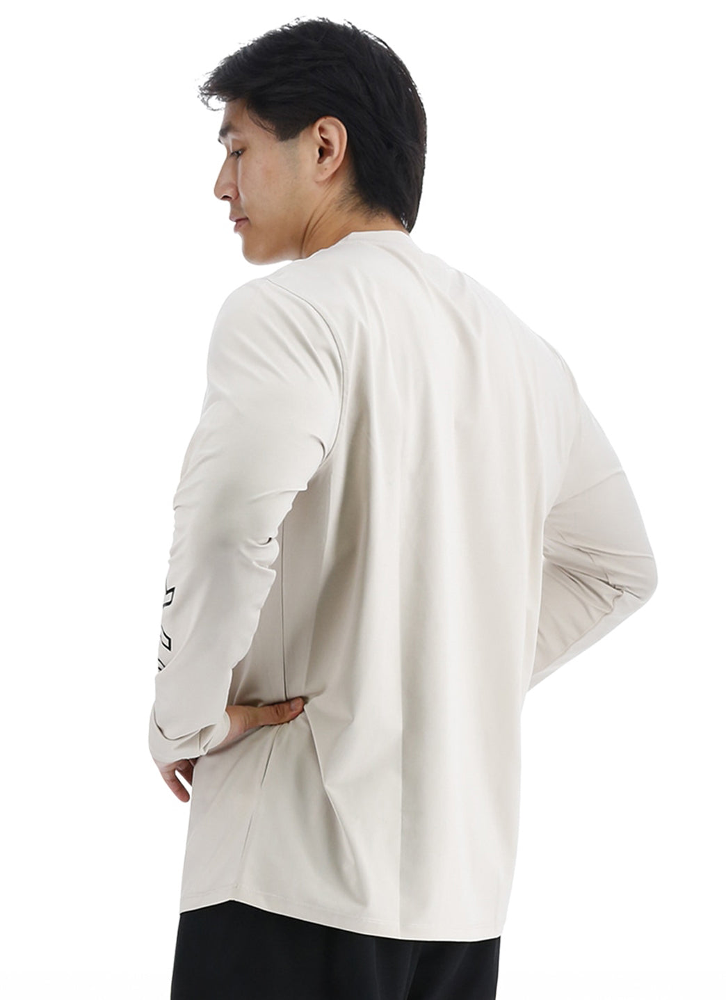 TYR Men's SunDefense Long Sleeve UPF 50+ Swim Shirt