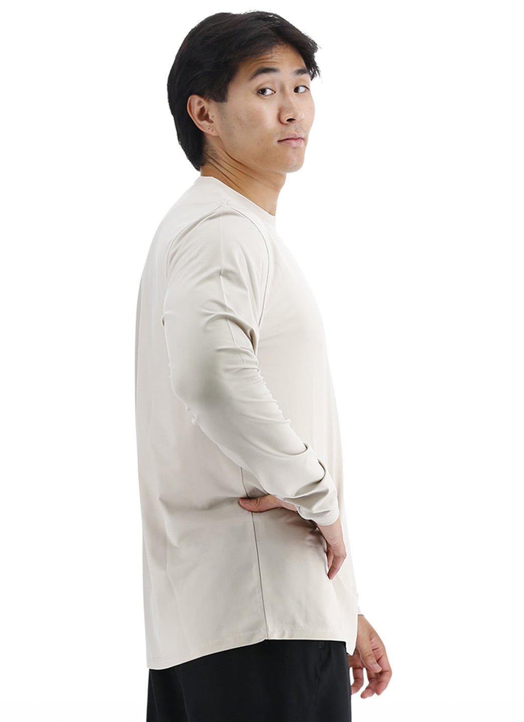 TYR Men's SunDefense Long Sleeve UPF 50+ Swim Shirt