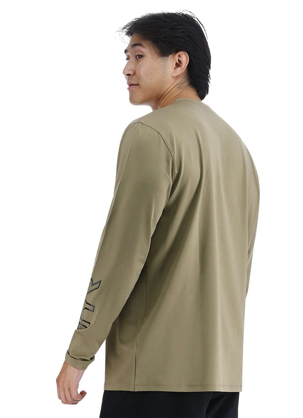 TYR Men's SunDefense Long Sleeve UPF 50+ Swim Shirt