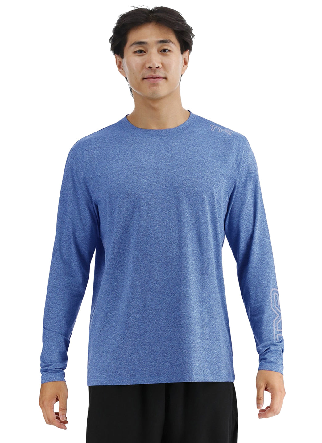 TYR Men's SunDefense Long Sleeve UPF 50+ Swim Shirt