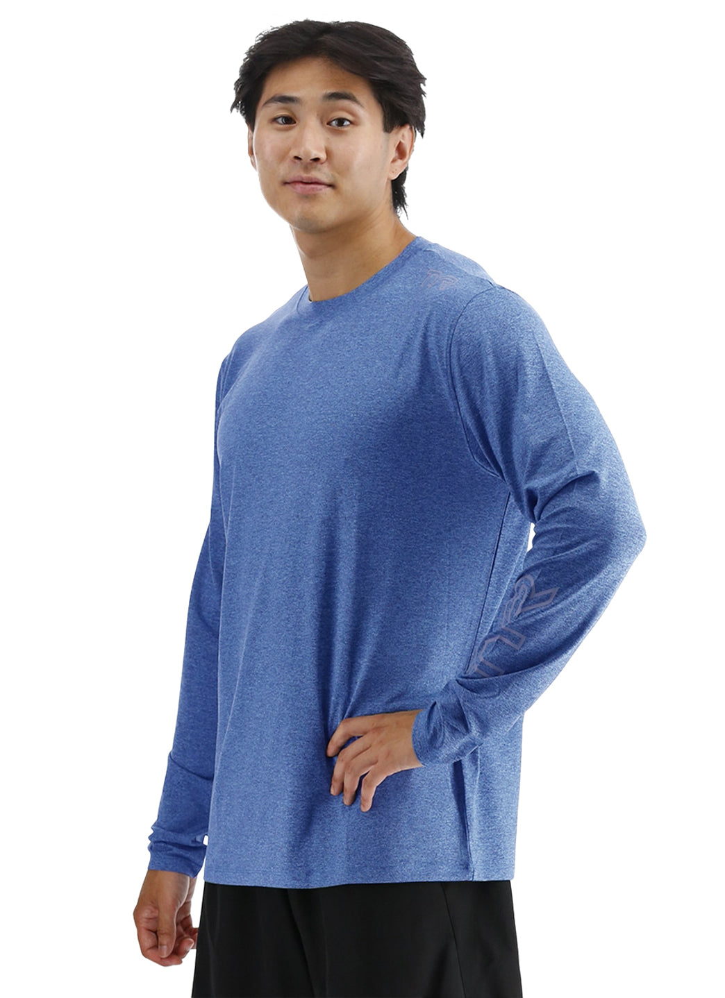 TYR Men's SunDefense Long Sleeve UPF 50+ Swim Shirt