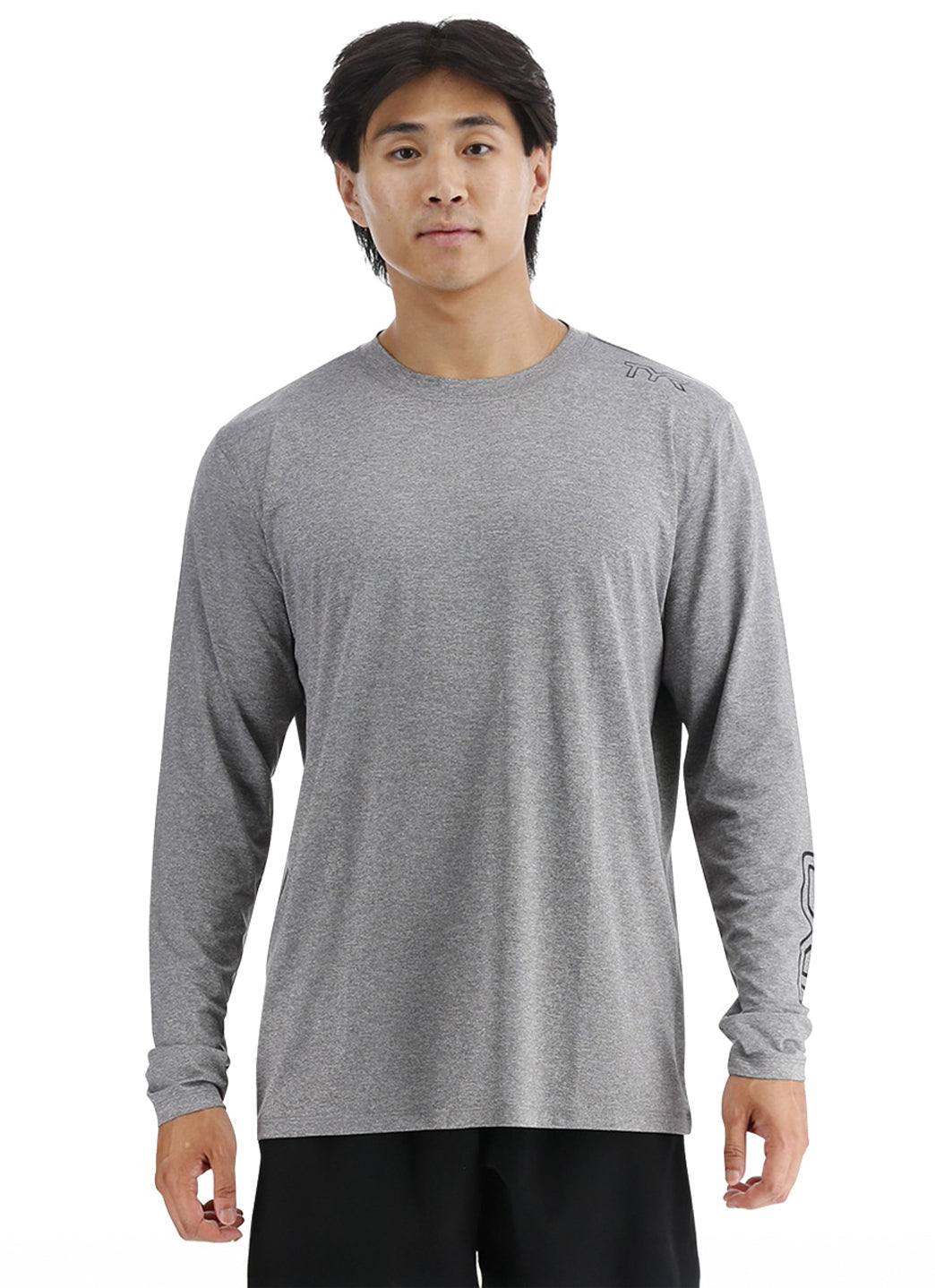 TYR Men's SunDefense Long Sleeve UPF 50+ Swim Shirt