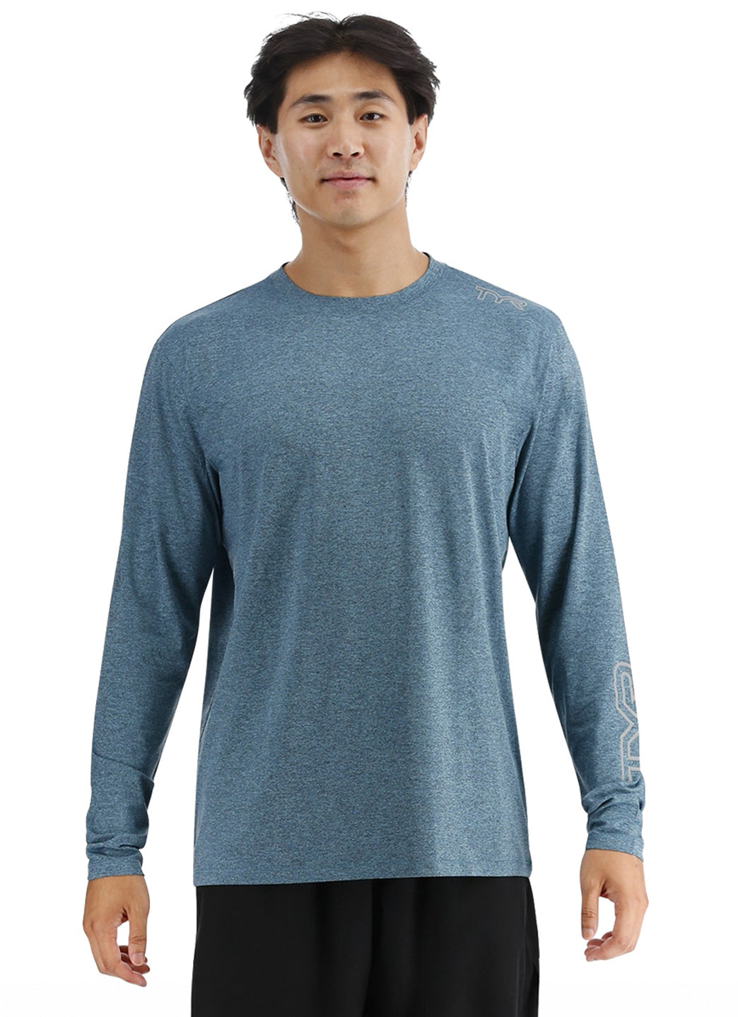 TYR Men's SunDefense Long Sleeve UPF 50+ Swim Shirt