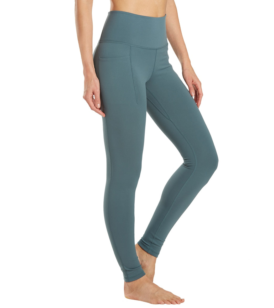 Everyday Yoga Uphold Solid High Waisted Leggings With Pockets 28"