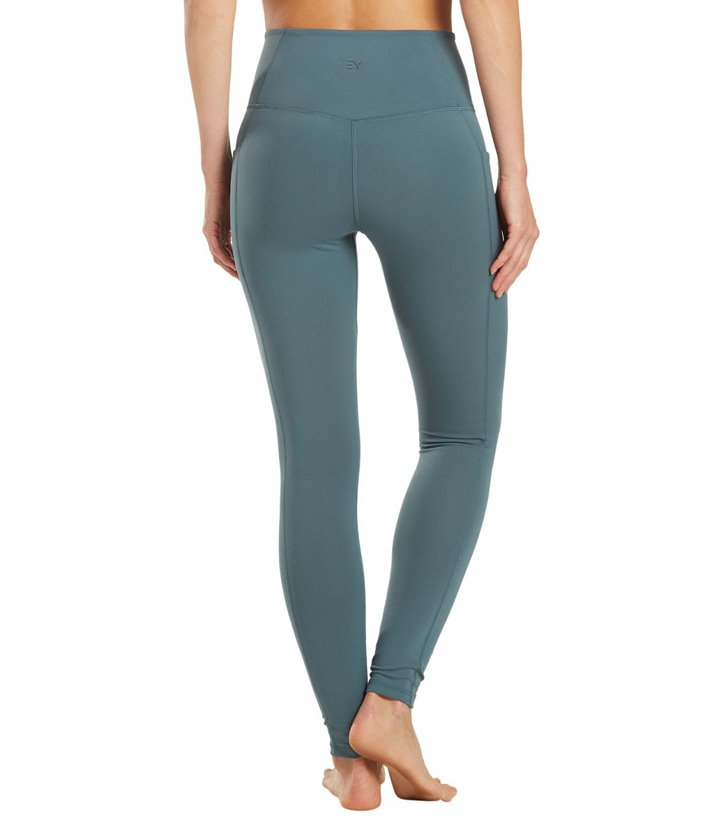 Everyday Yoga Uphold Solid High Waisted Leggings With Pockets 28"