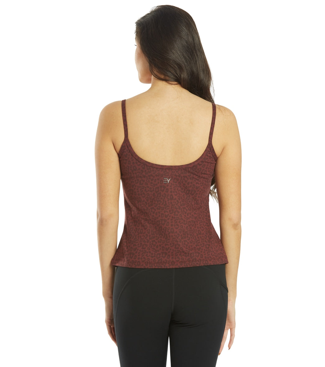 Everyday Yoga Divine Cheetah Scoop Back Support Tank