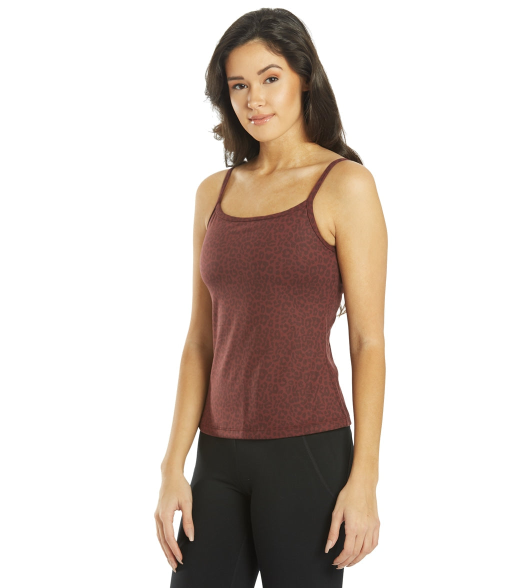 Everyday Yoga Divine Cheetah Scoop Back Support Tank