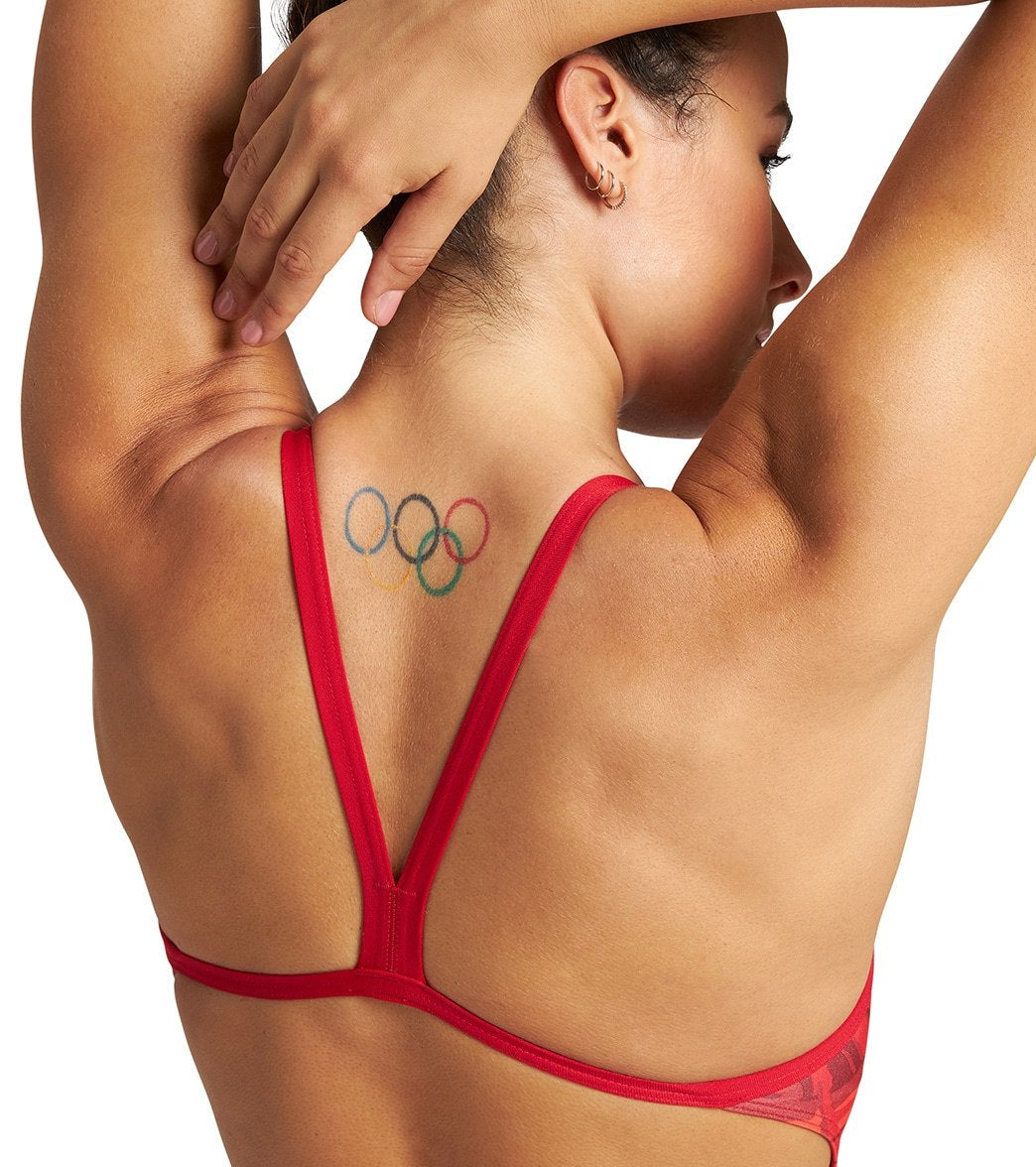 Arena Women's Tropicals Challenge Back One Piece Swimsuit