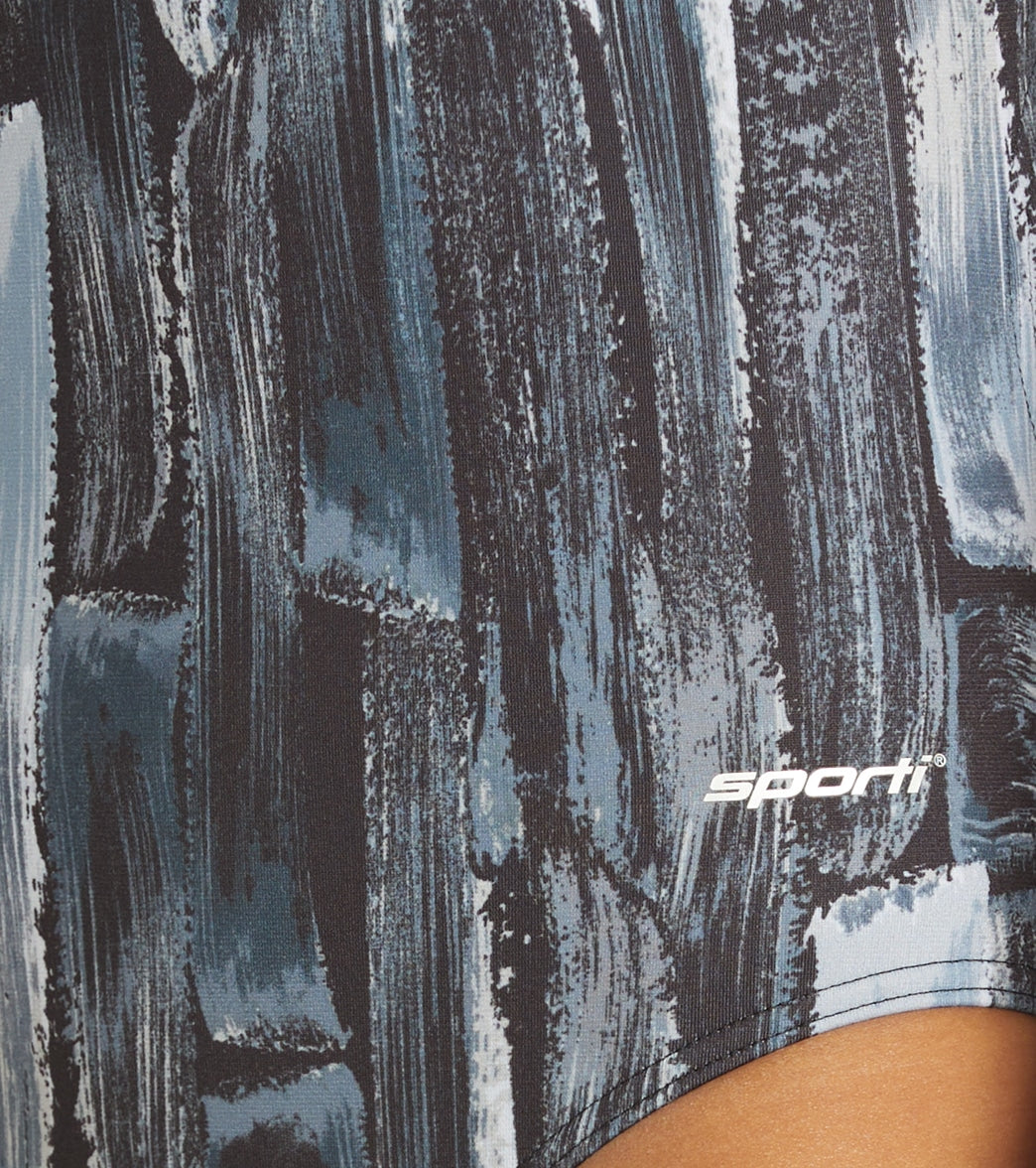 Sporti HydroLast Artsy Thin Strap One Piece Swimsuit (22-40)