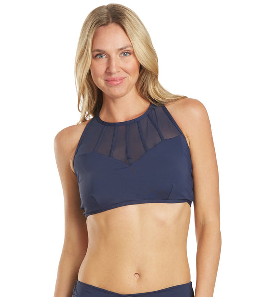 Azura Women's Contour High Neck Mastectomy Bikini Top