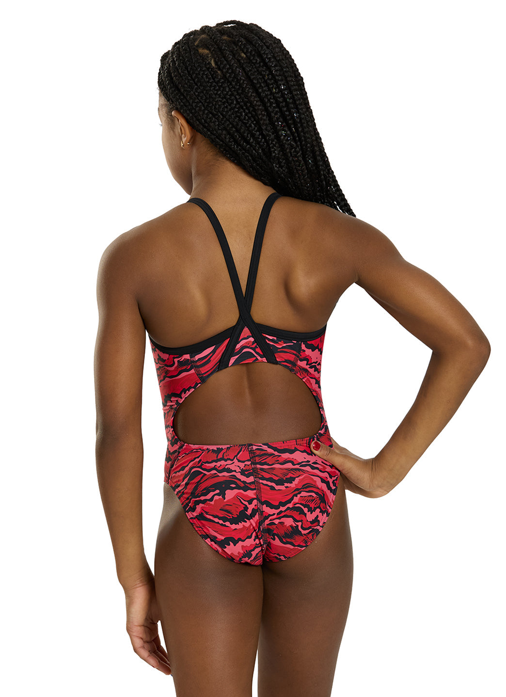 Sporti New Waves Thin Strap One Piece Swimsuit (22-40)