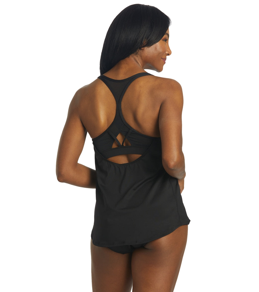 TYR Women's Solid Taylor Tankini Top