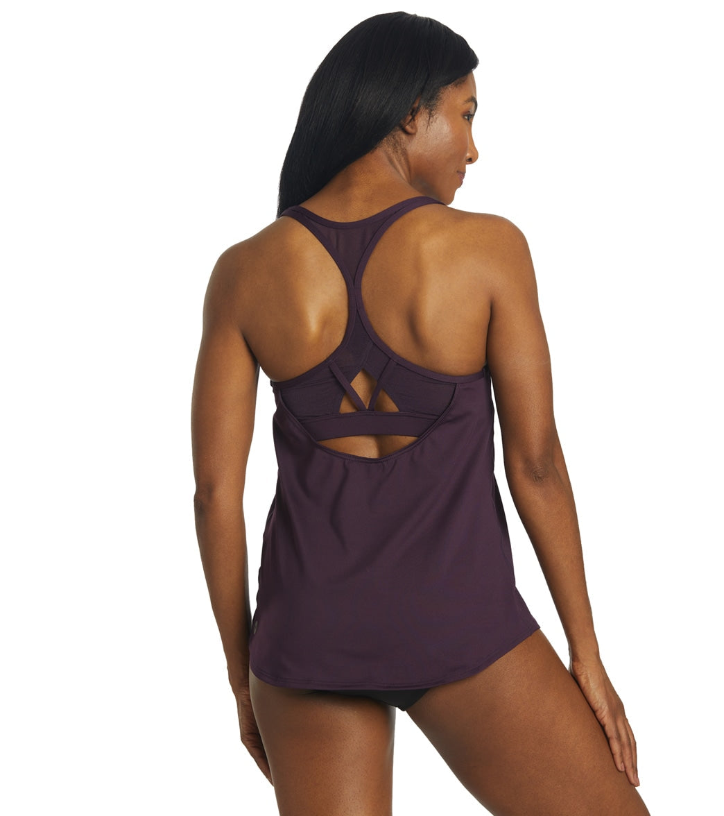 TYR Women's Solid Taylor Tankini Top
