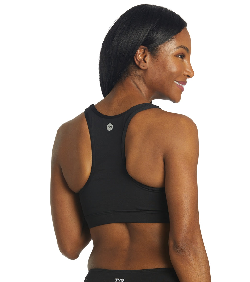 TYR Women's Solid Lyn Racerback Bikini Top