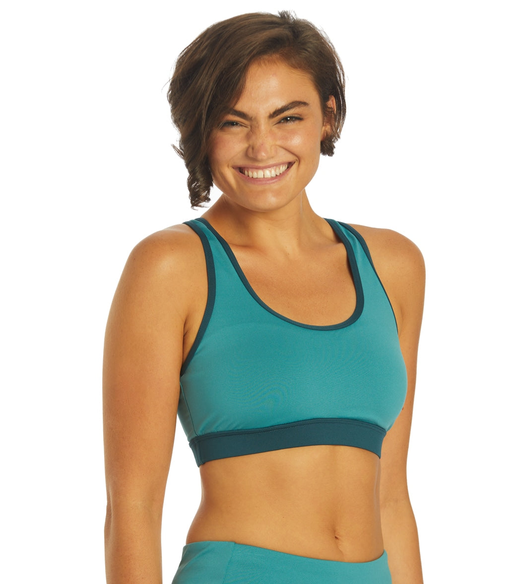 TYR Women's Solid Lyn Racerback Bikini Top