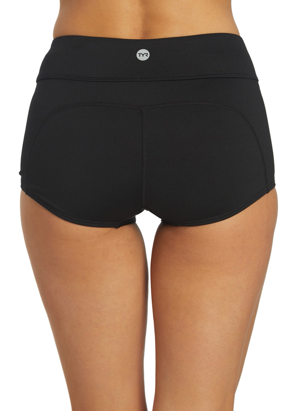 TYR Women's Solid Casey Boyshort Bikini Bottom