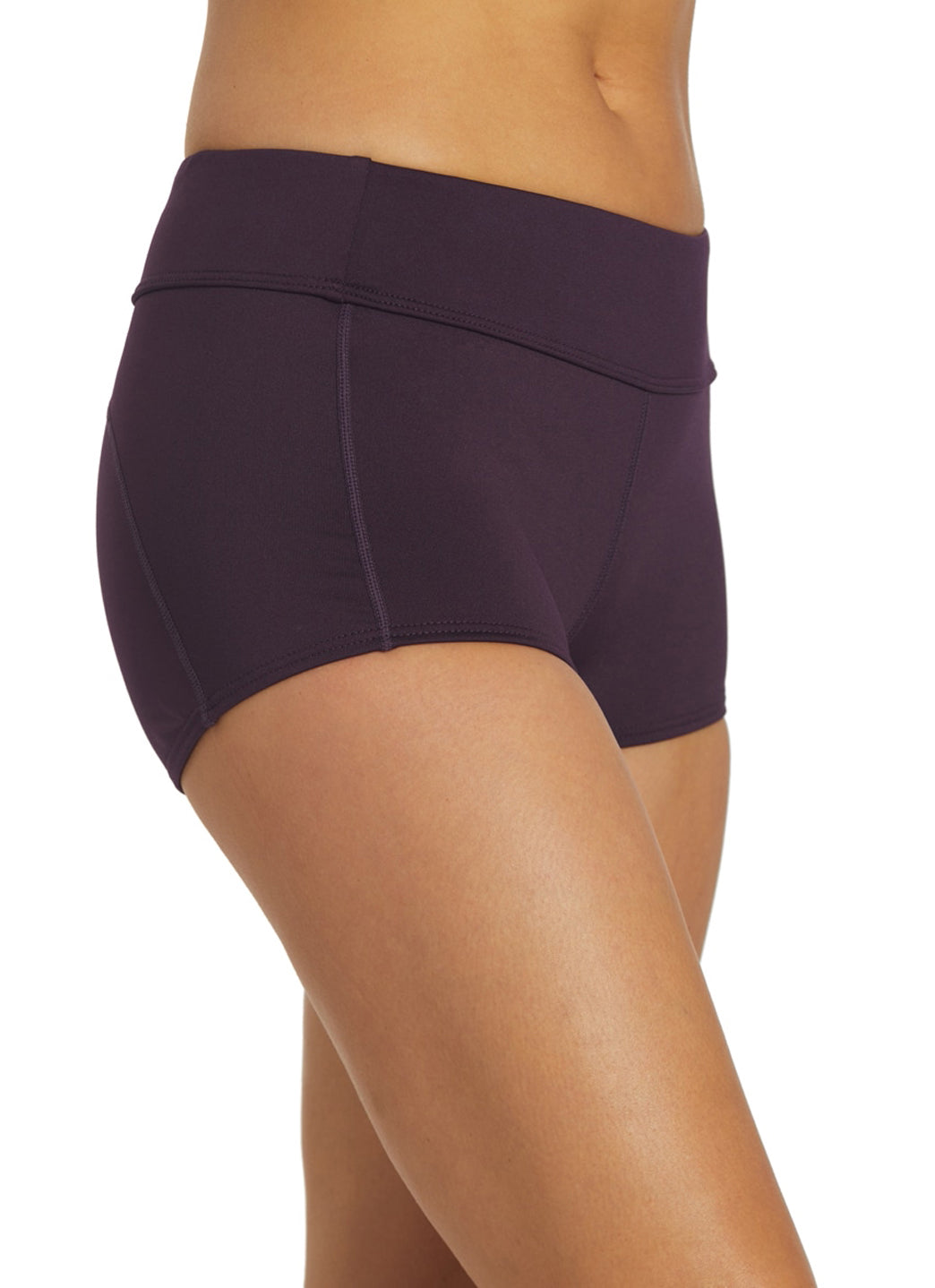 TYR Women's Solid Casey Boyshort Bikini Bottom