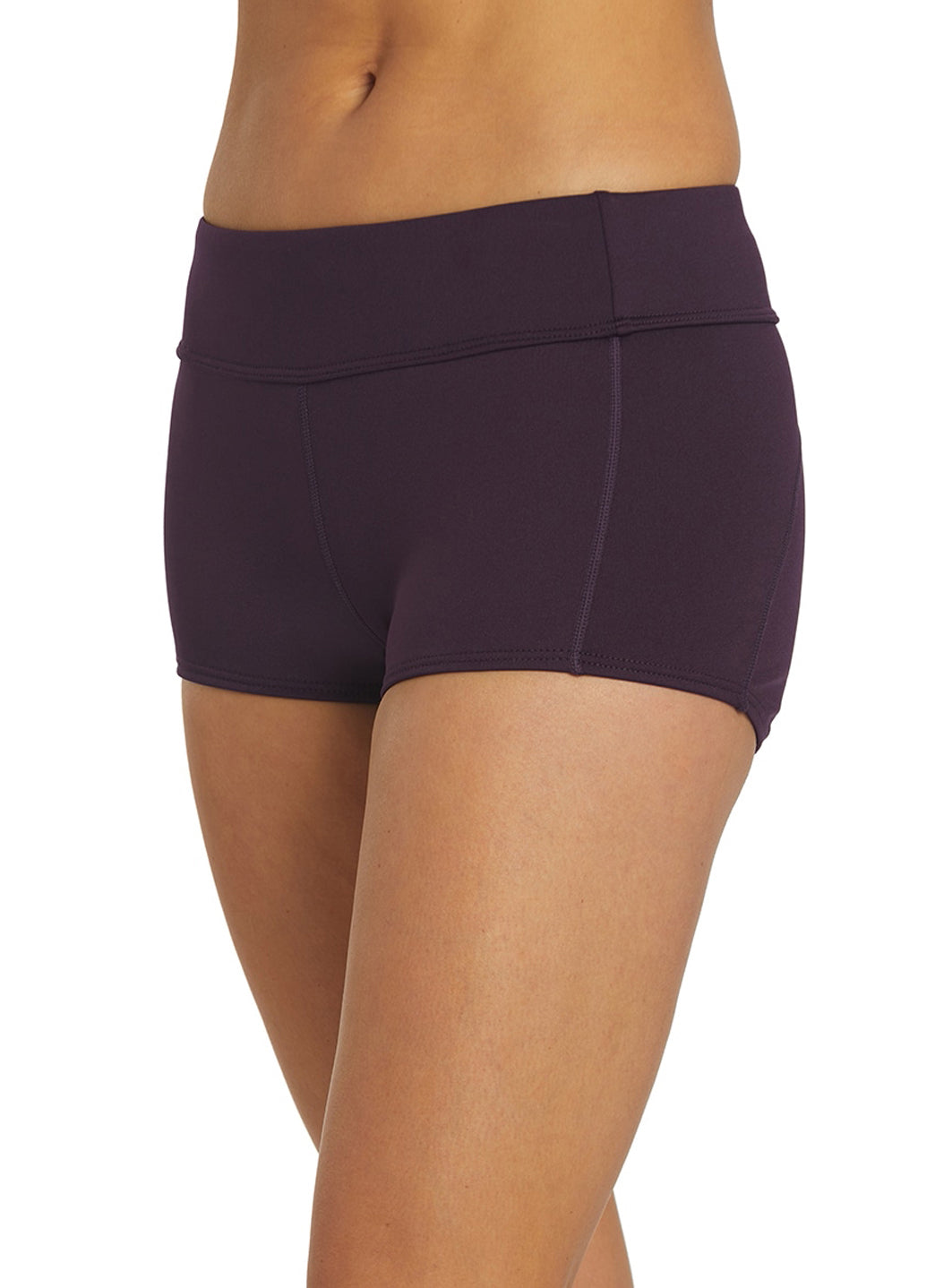 TYR Women's Solid Casey Boyshort Bikini Bottom