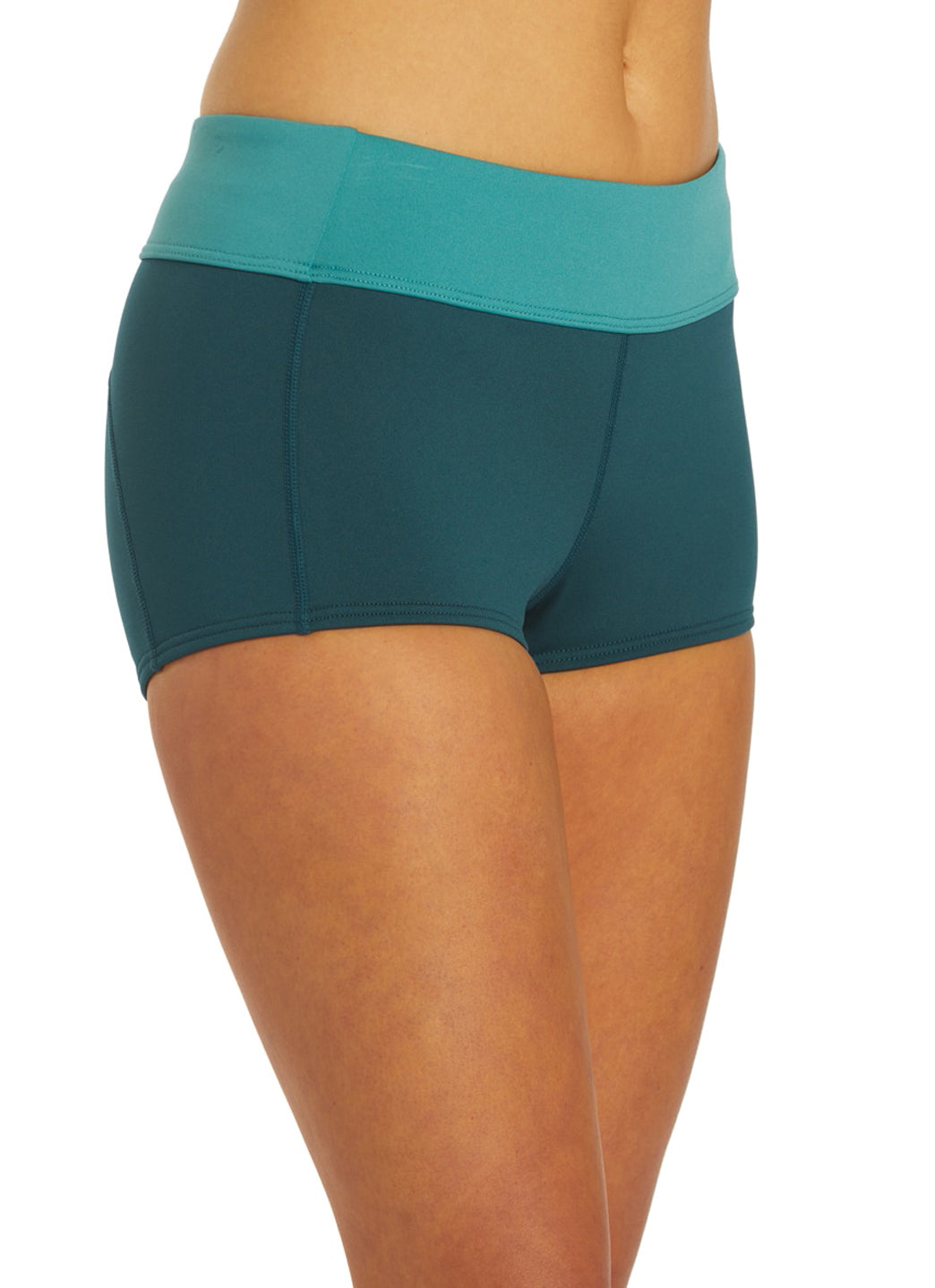 TYR Women's Solid Casey Boyshort Bikini Bottom