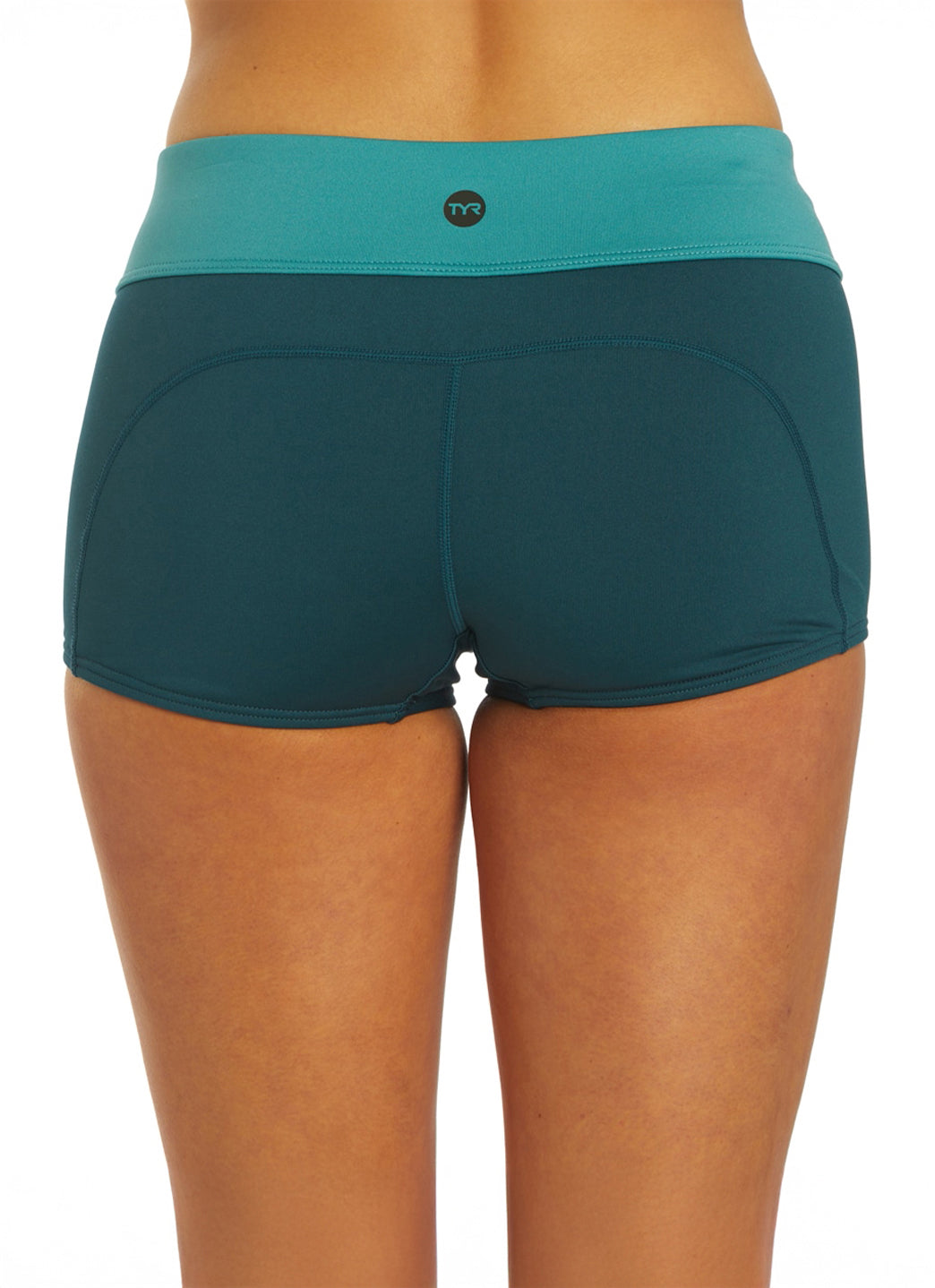 TYR Women's Solid Casey Boyshort Bikini Bottom