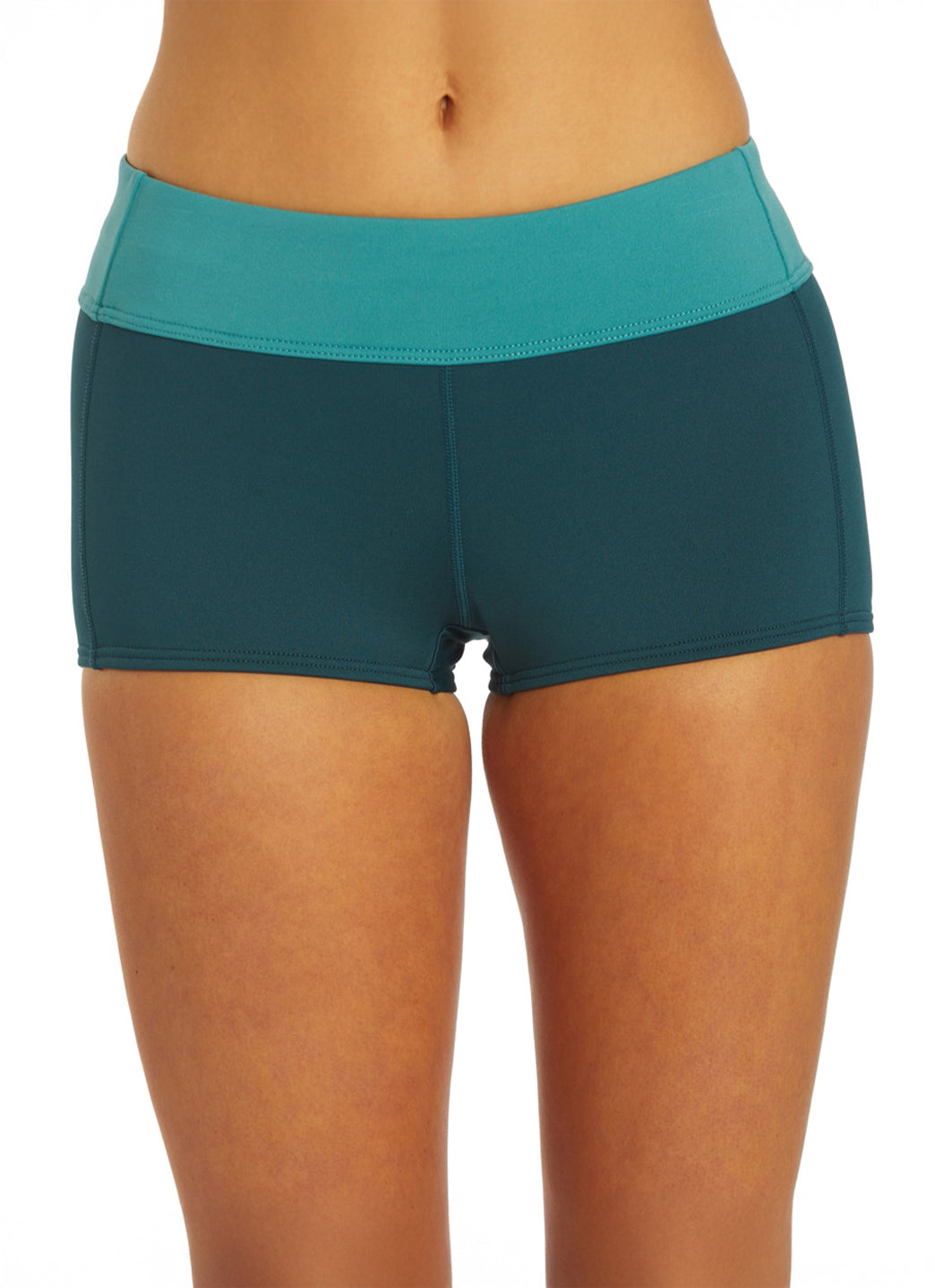 TYR Women's Solid Casey Boyshort Bikini Bottom