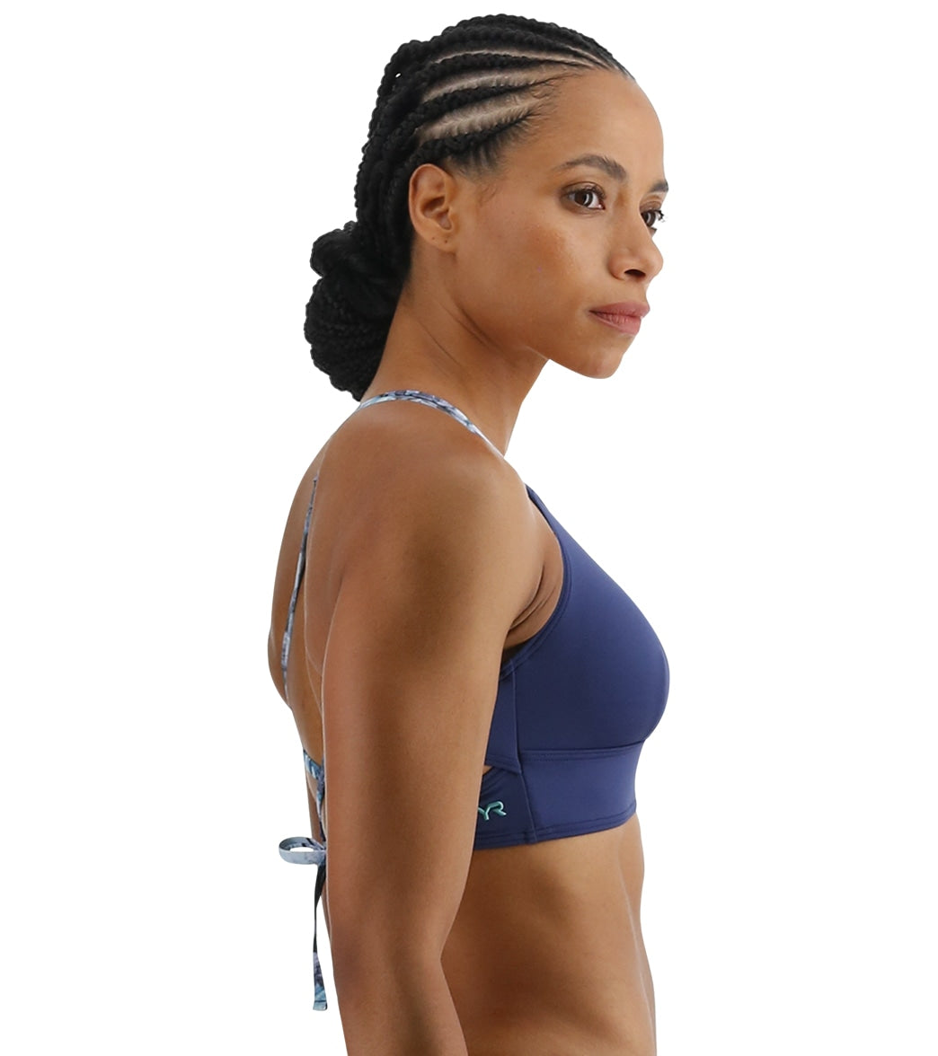 TYR Women's Solid Madeline Bralette Bikini Top