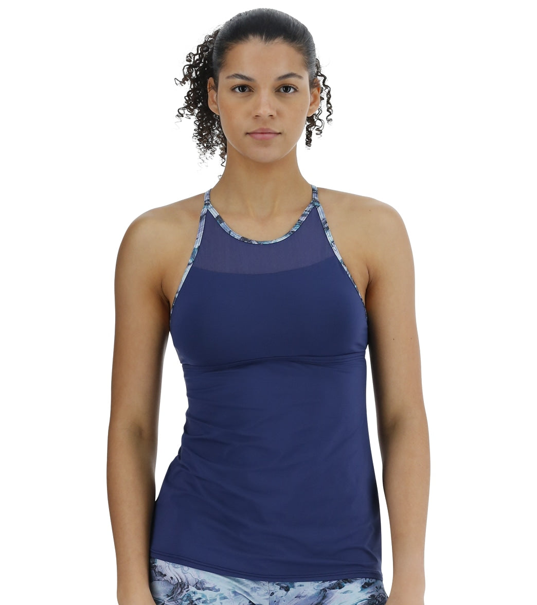 TYR Women's Solid Tessa Tankini Top