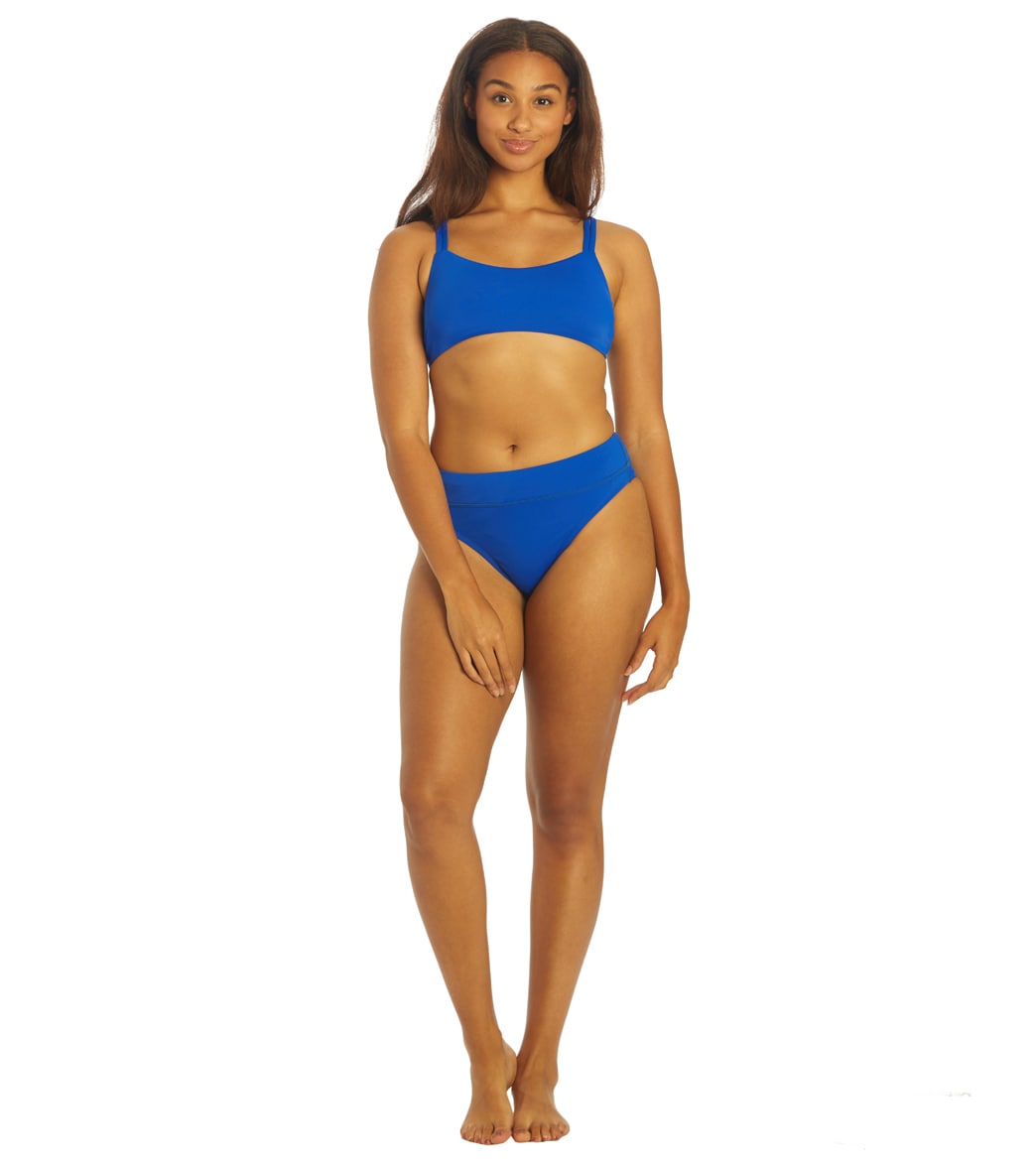 JOLYN Women's Fendrick Solid Bikini Top