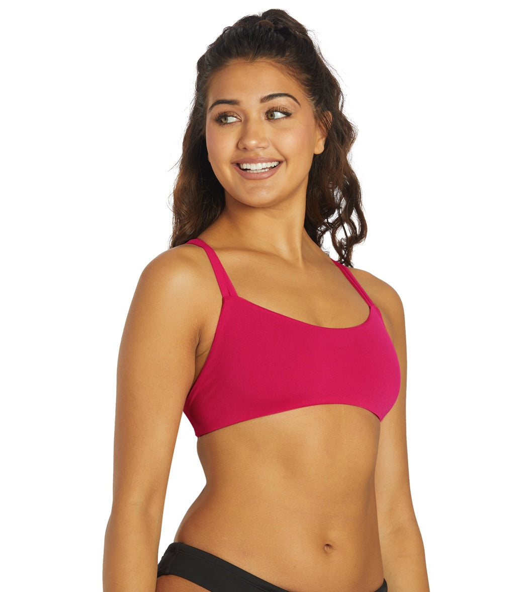 JOLYN Women's Fendrick Solid Bikini Top