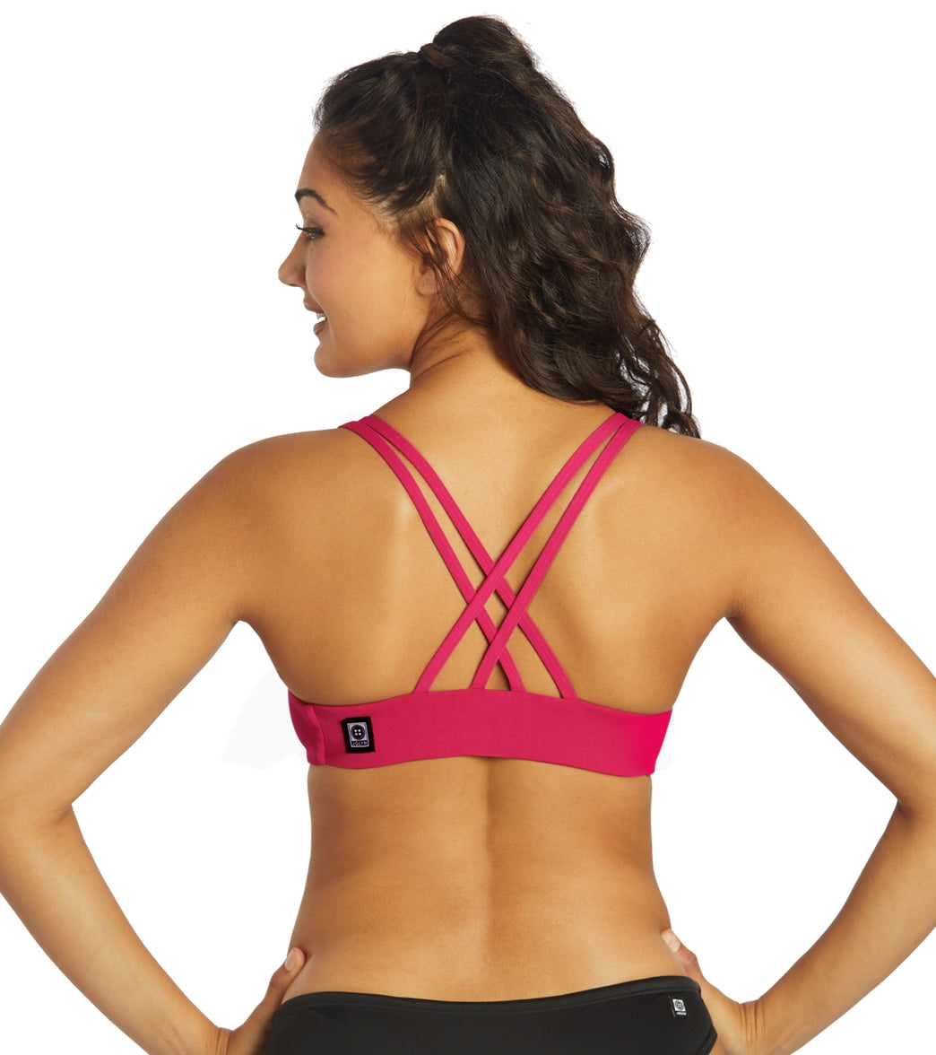 JOLYN Women's Fendrick Solid Bikini Top