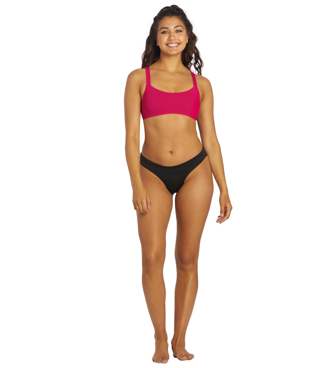 JOLYN Women's Fendrick Solid Bikini Top