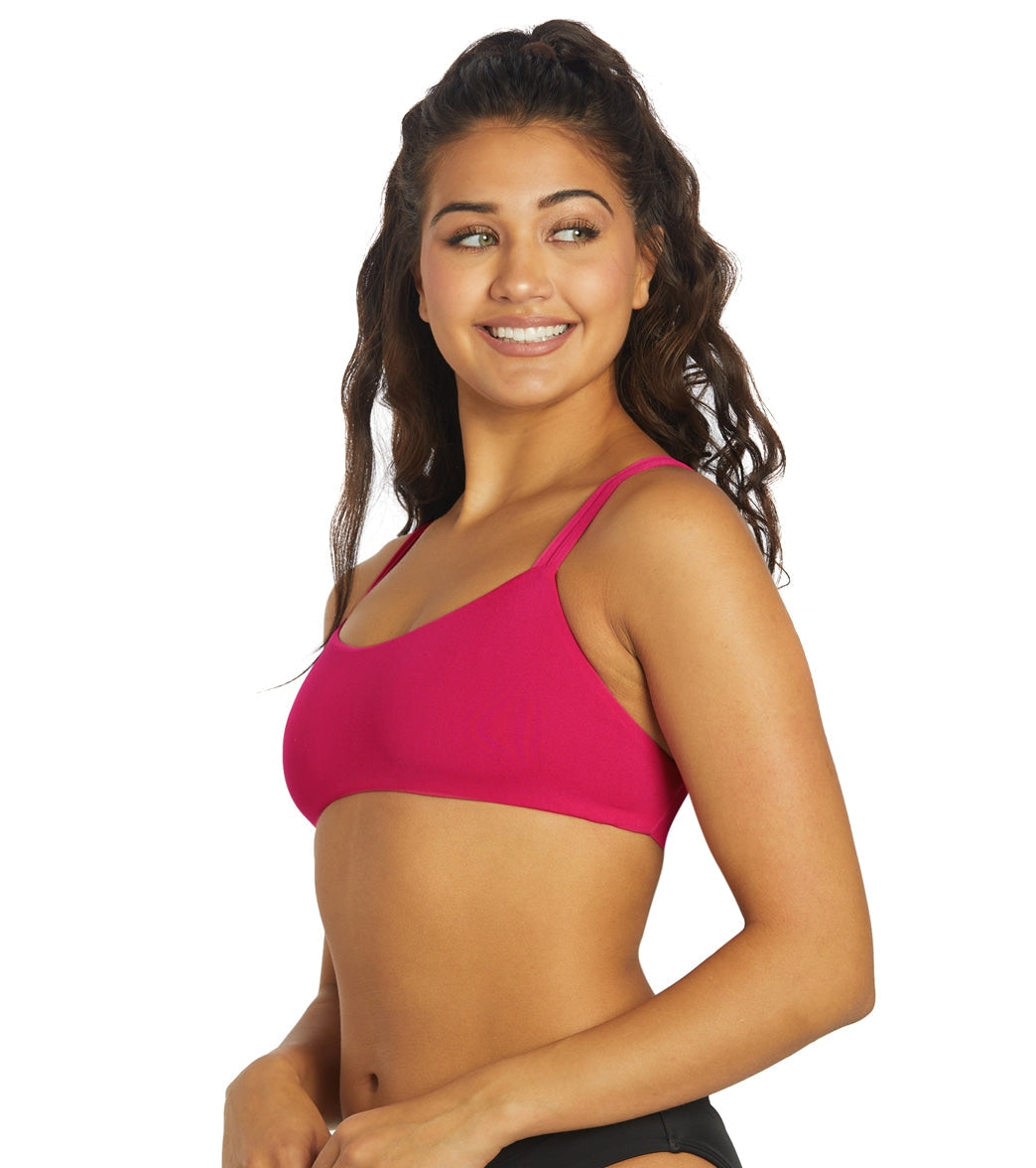 JOLYN Women's Fendrick Solid Bikini Top