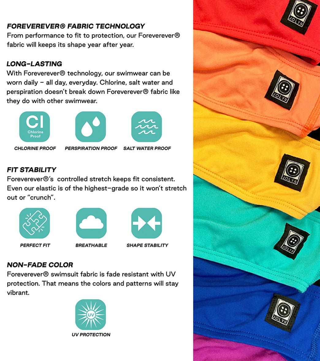 JOLYN Women's Fendrick Solid Bikini Top