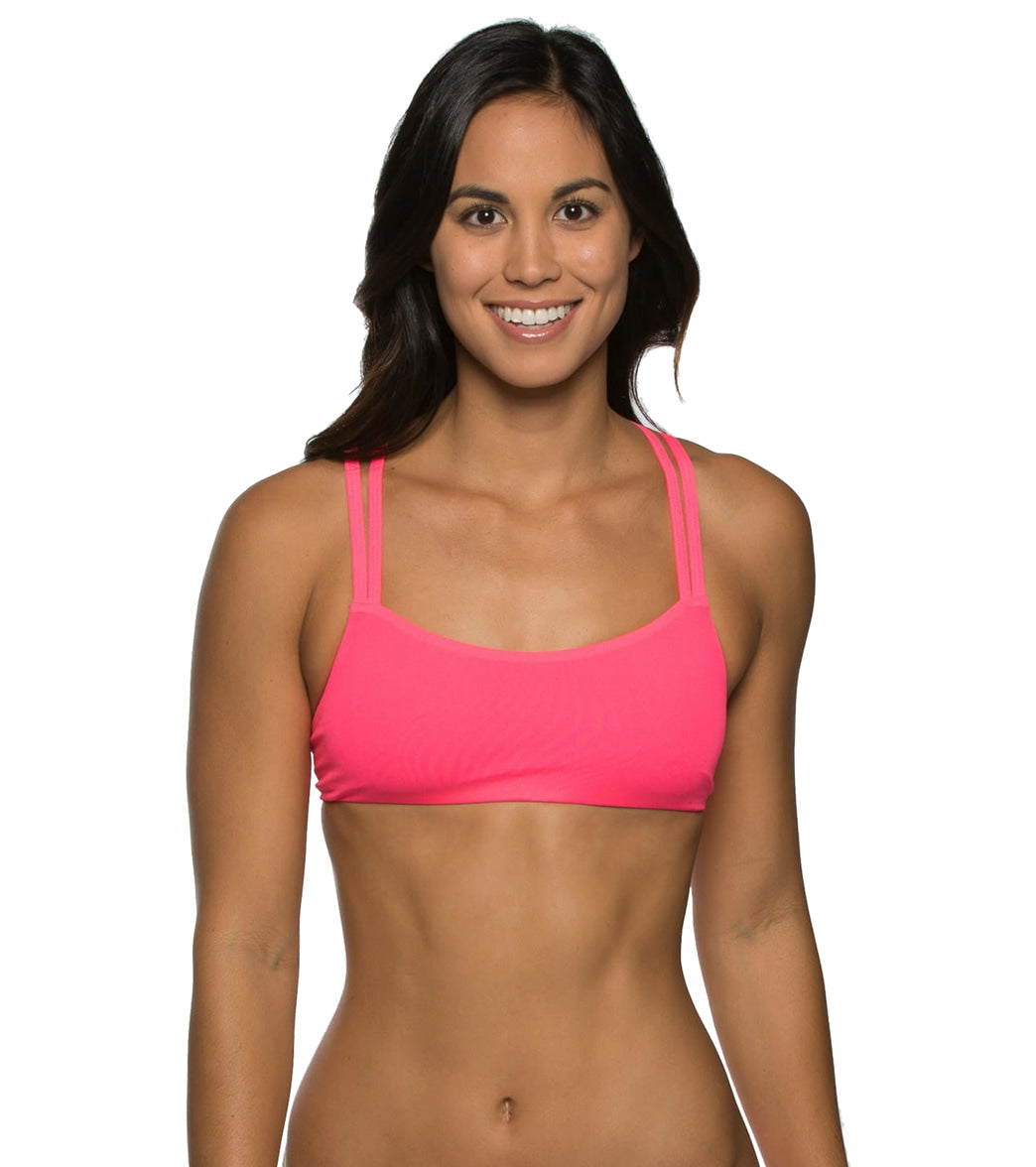 JOLYN Women's Fendrick Solid Bikini Top