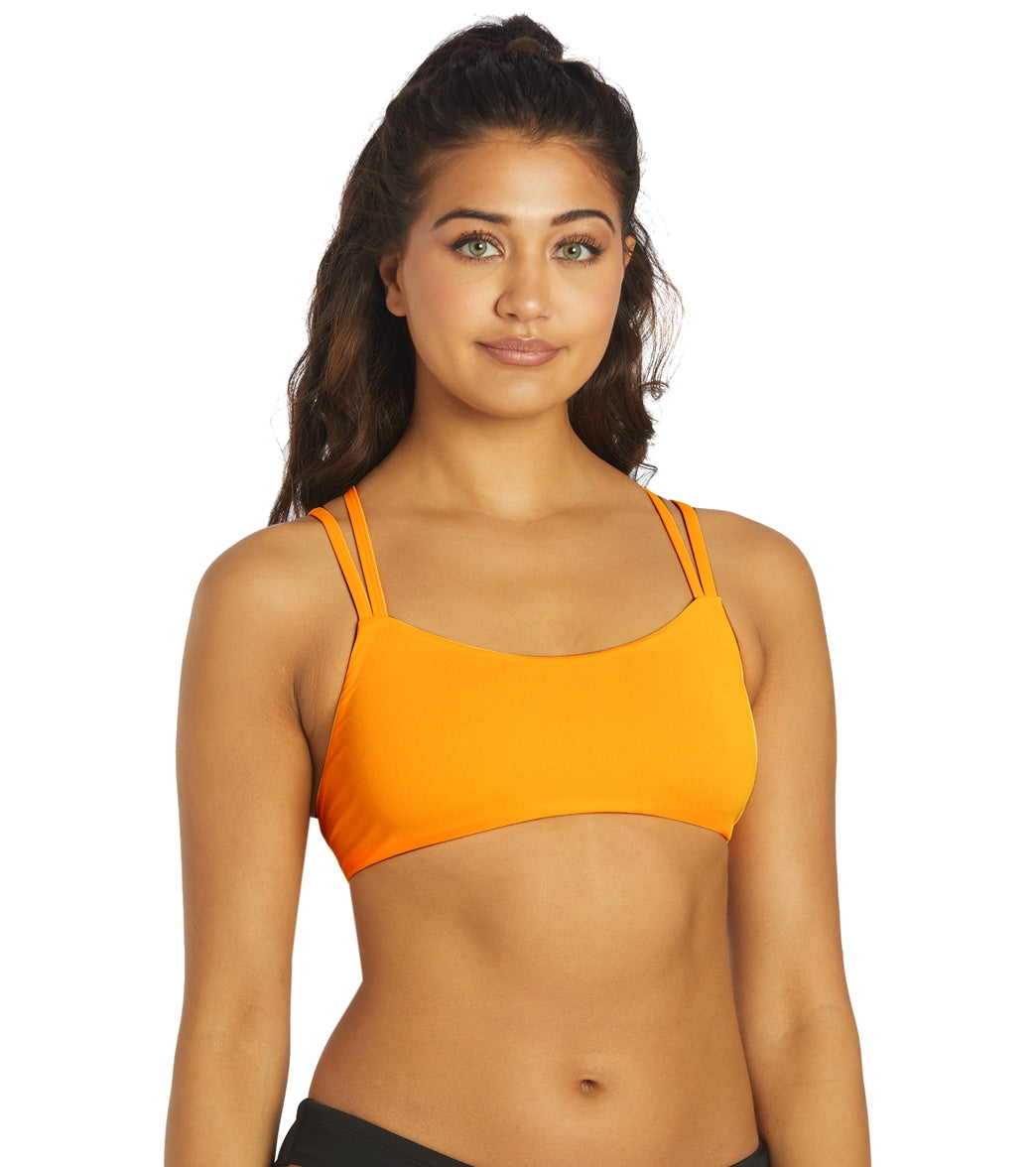 JOLYN Women's Fendrick Solid Bikini Top