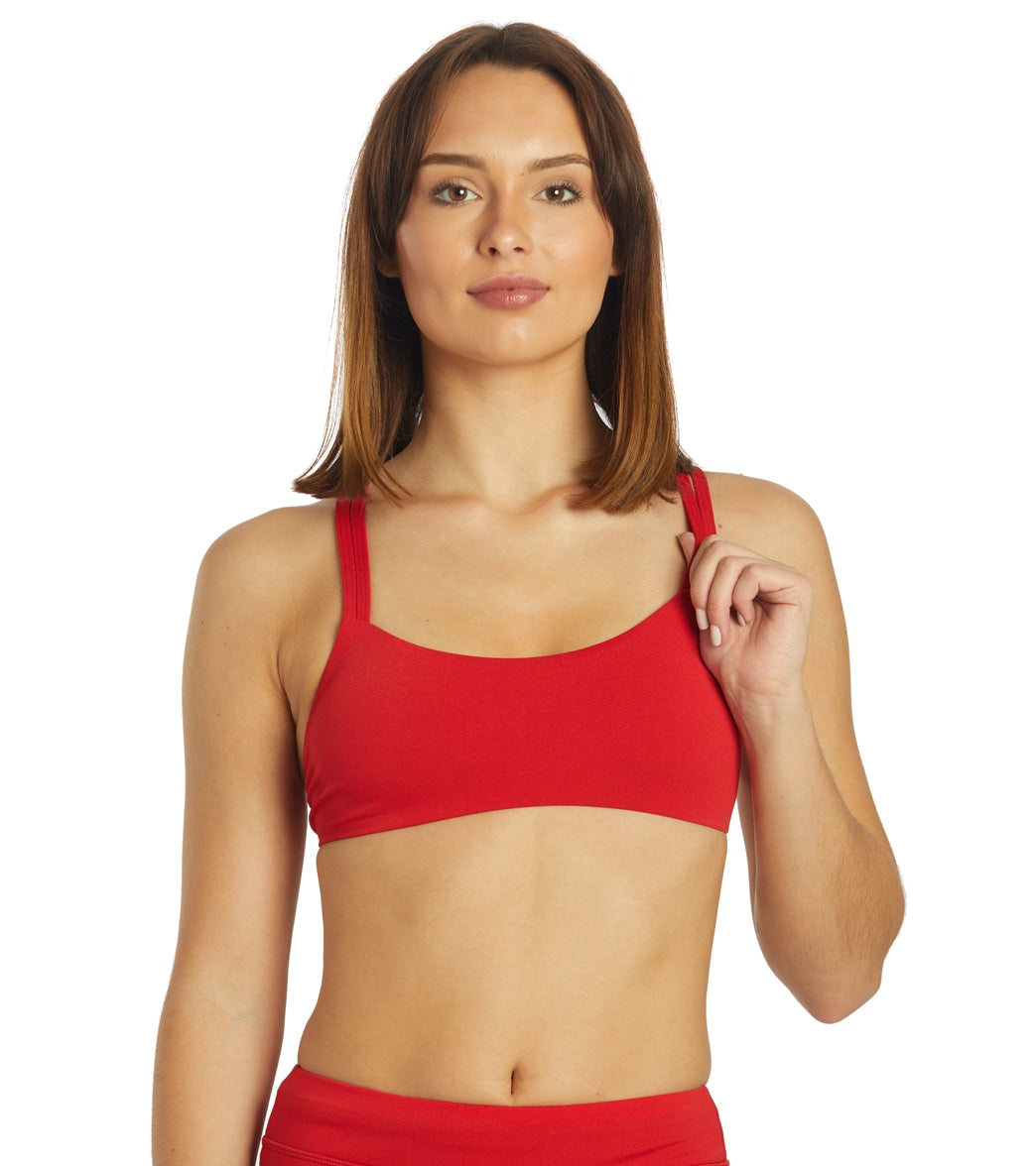 JOLYN Women's Fendrick Solid Bikini Top