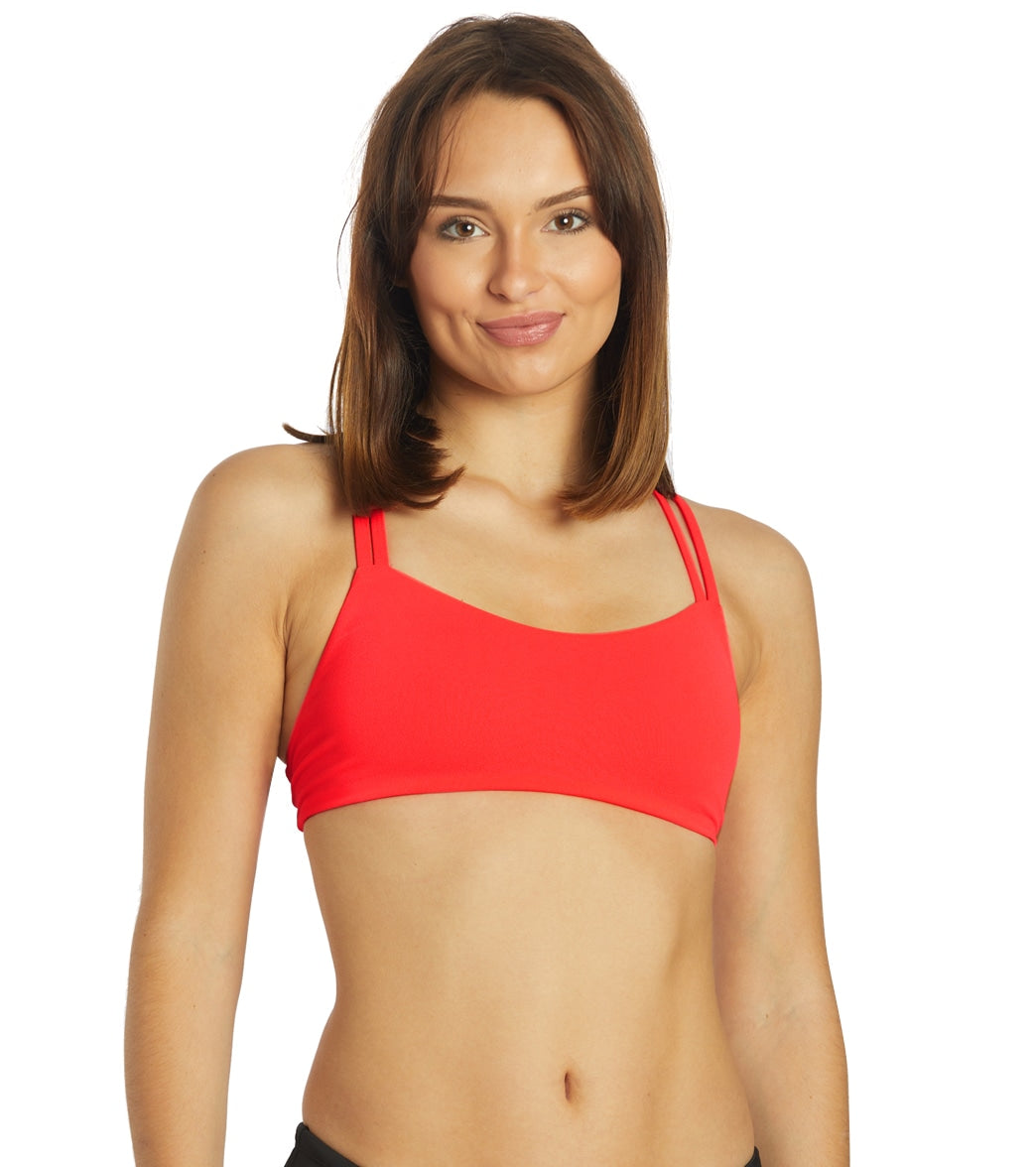 JOLYN Women's Fendrick Solid Bikini Top