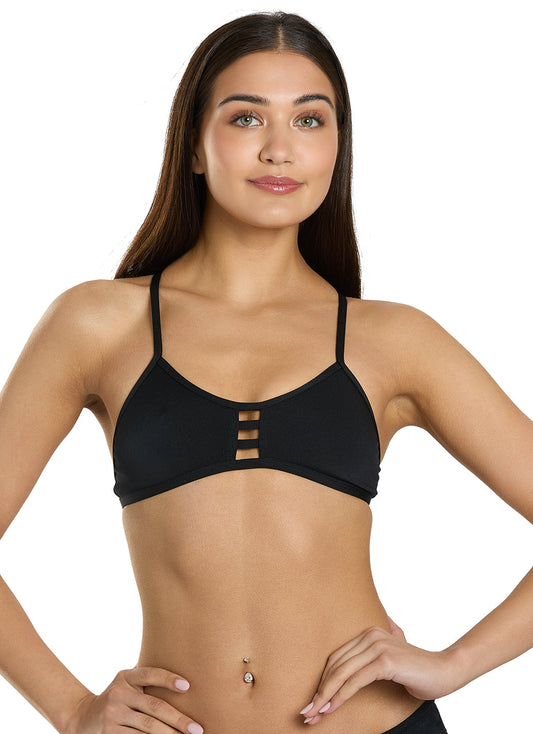 JOLYN Women's Tomcat Solid Bikini Top