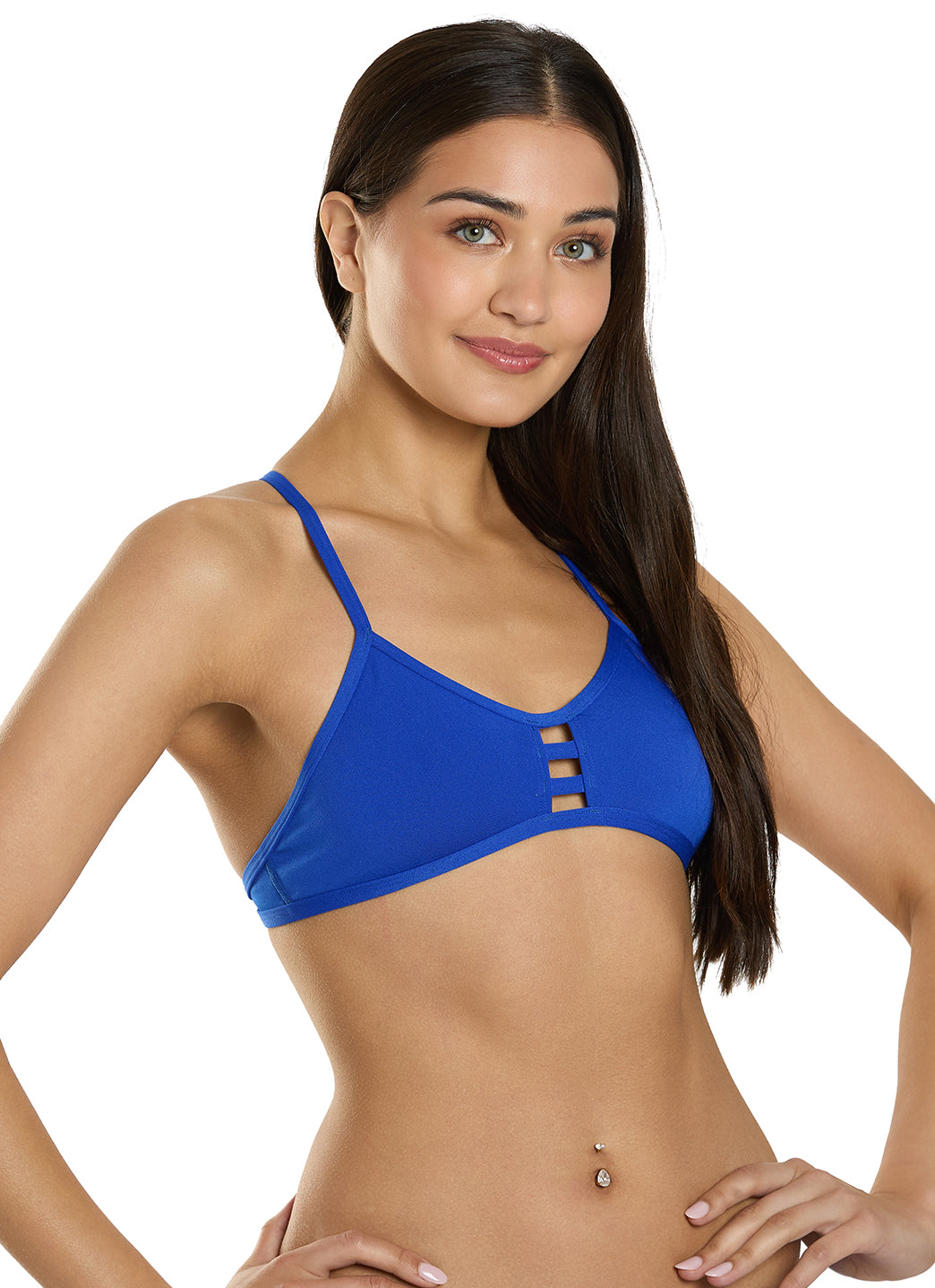 JOLYN Women's Tomcat Solid Bikini Top