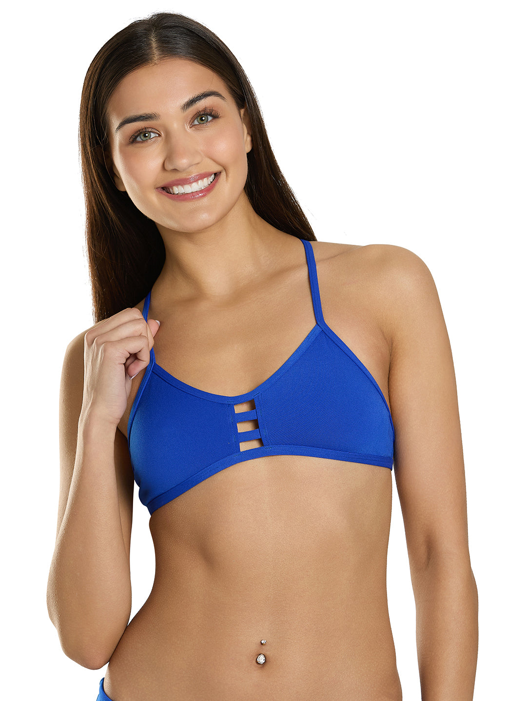 JOLYN Women's Tomcat Solid Bikini Top