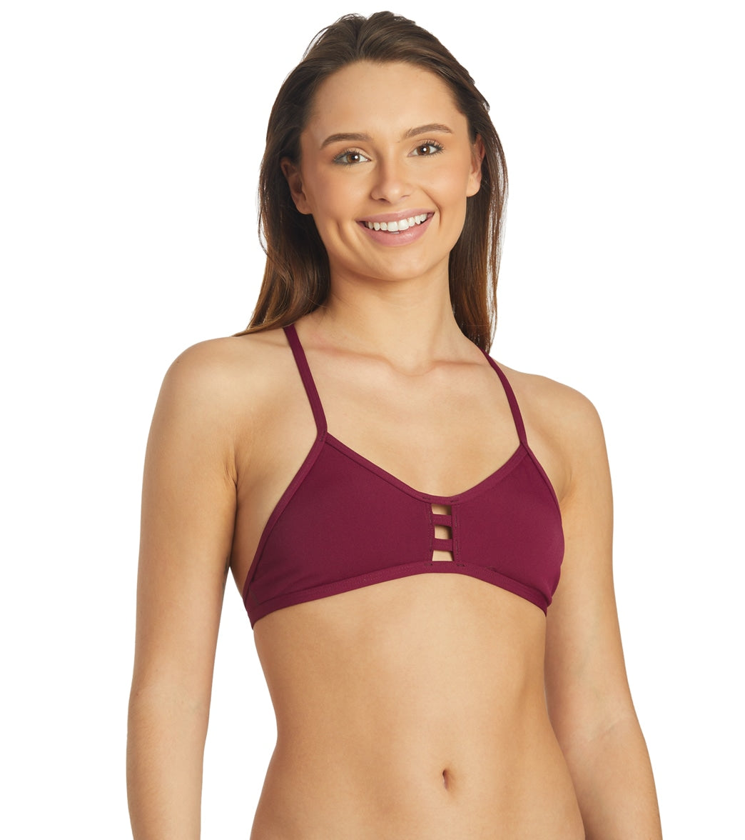 JOLYN Women's Tomcat Solid Bikini Top