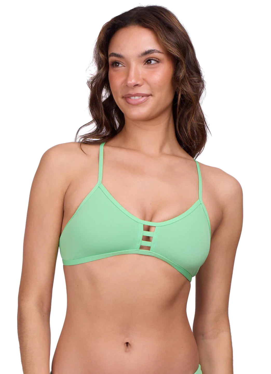 JOLYN Women's Tomcat Solid Bikini Top