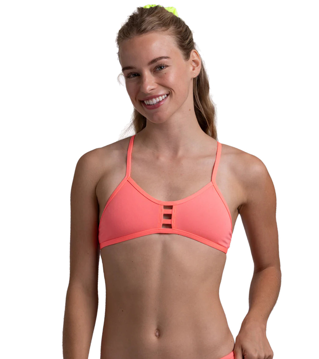 JOLYN Women's Tomcat Solid Bikini Top