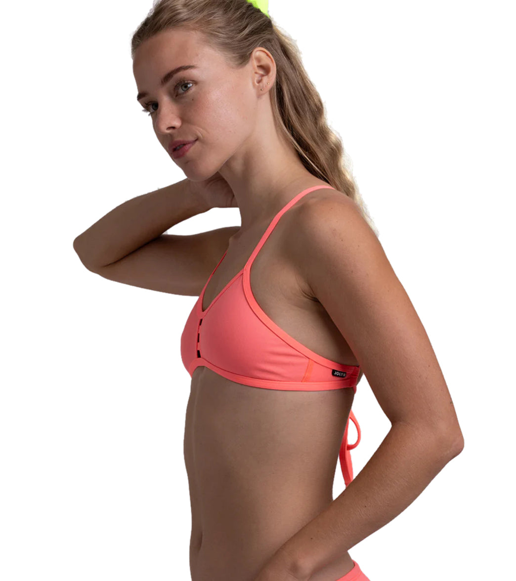 JOLYN Women's Tomcat Solid Bikini Top