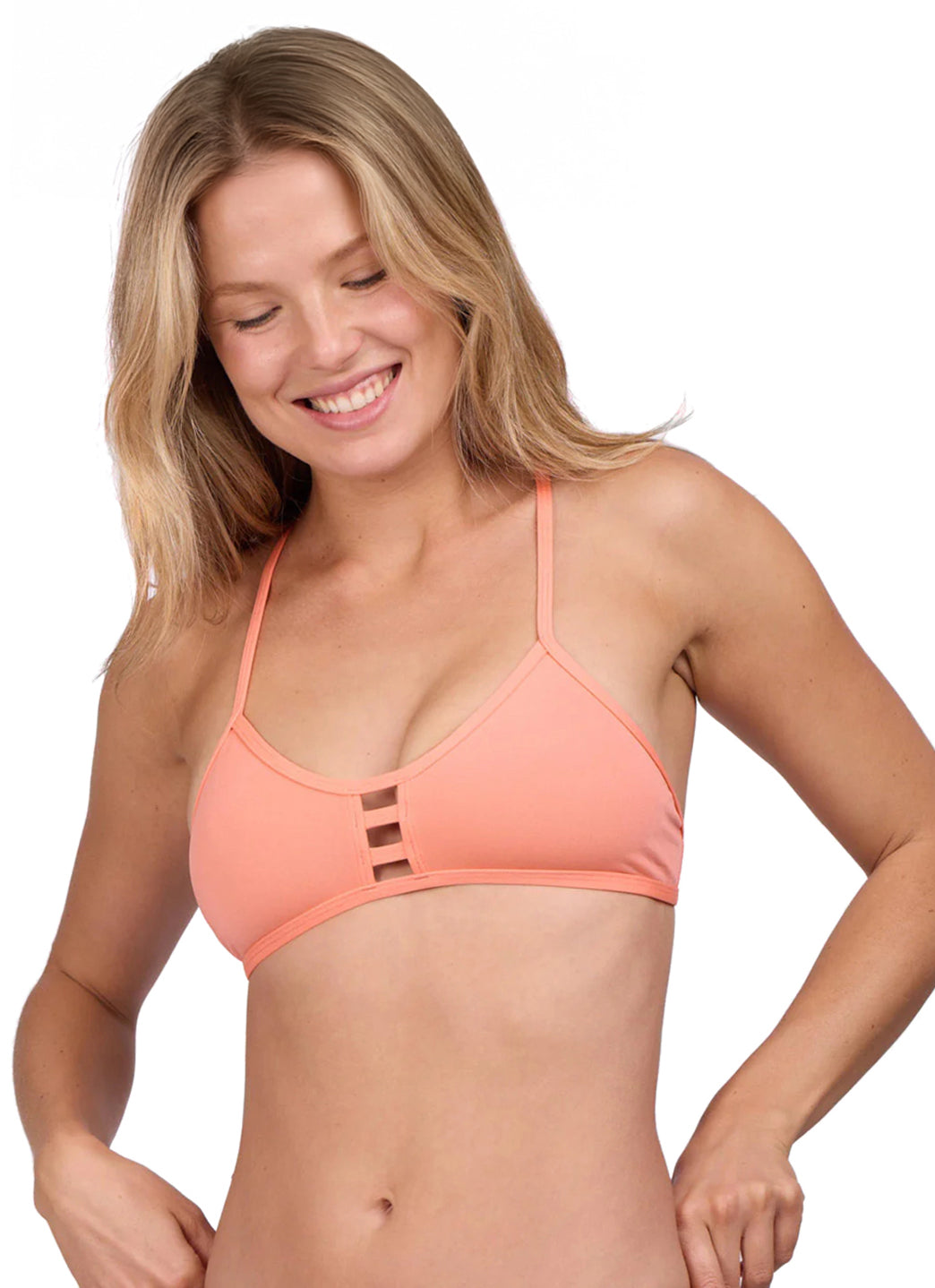 JOLYN Women's Tomcat Solid Bikini Top